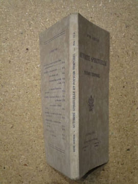 Autorité spirituelle et pouvoir temporel.. GUENON René