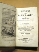 Histoire des naufrages, ou recueil des relations les plus intéressantes des Naufrages, Hivernements, Délaissemens, Incendies, et autres Evénemens funestes arrivés sur les mers. (3 volumes) par DEPERTHES, EYRIES J.B.B.  - Image 2