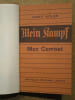 Mon combat (Mein Kampf).. HITLER Adolf