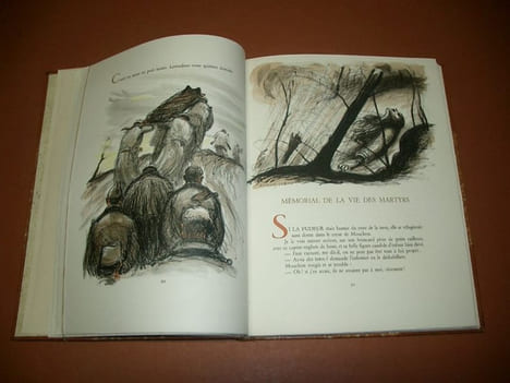 Vie des Martyrs 1914-1916. . DUHAMEL, Georges - LAJOUX, Edmond.