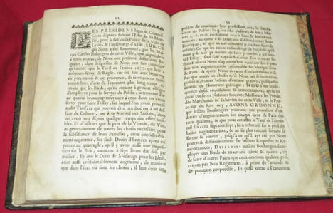 Ordonnance et Reglement general de la Police de la Ville de Lyon, & Faux-bourgs d'icelle ; fait par Messieurs les Iuges (Juges), & Commissaires ...