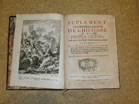 Supplément à la première édition de l'Histoire du peuple de Dieu, tiré de la nouvelle édition de M.DCC.XXXIV. Contenant la suite des prophéties de ...