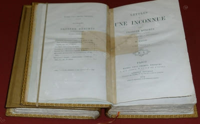 Lettres à une inconnue, précédées d'une étude sur Mérimée par H. Taine (2 volumes).