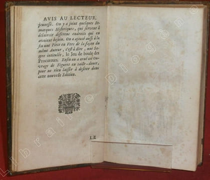 Le Roman Bourgeois, par feu Monsieur de Furetiere. Nouvelle Edition, Revue de Nouveau, corrigée, & augmentée de Remarques historiques, d'une Satyre en ...