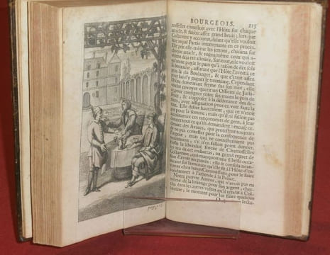 Le Roman Bourgeois, par feu Monsieur de Furetiere. Nouvelle Edition, Revue de Nouveau, corrigée, & augmentée de Remarques historiques, d'une Satyre en ...