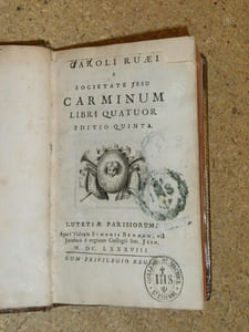 E Societate Jesu Carminum Libri Quatuor. Editio quinta.