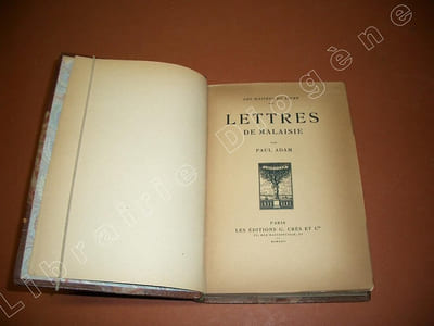 Lettres de Malaisie. Illustrations de Maurice Becque.