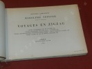 Oeuvres Complètes de Rodolphe Töpffer. Edition du Centenaire : Voyages en Zigzag (7 volumes).. TÖPFFER, Rodolphe.