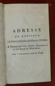 Mélanges Politiques, 1791-1833 (9 brochures en 1 volume).