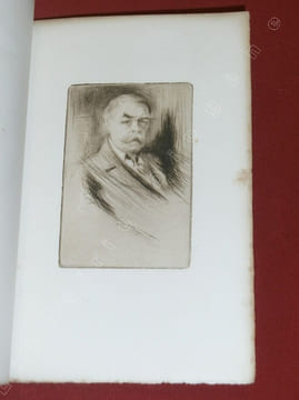 Dans l'antichambre (histoire d'une minute), illustrations d'Egar Chahine.. MIRBEAU, Octave.
