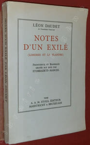 Notes d'un Exilé (Londres et La Flandre).
