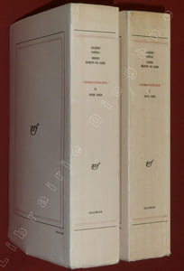 Correspondance. Introduction par Jean Delay. Texte établi et annoté par Claude Sicard (2 volumes).