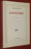 Inventaire.. PINGAUD, Bernard.