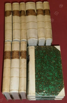 Cours d'Histoire de la Philosophie moderne (12 volumes).. COUSIN, Victor.