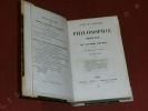 Cours d'Histoire de la Philosophie moderne (12 volumes).. COUSIN, Victor.