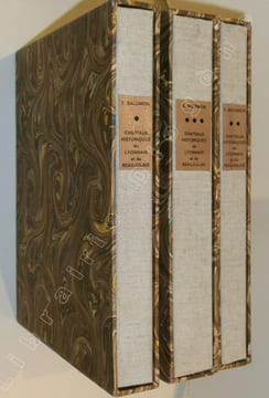 Les Châteaux Historiques (Manoirs, Maisons fortes, Gentilhommières, anciens Fiefs) du Lyonnais et du Beaujolais (Département du Rhône) (3 volumes).. ...