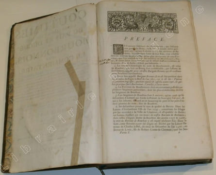 Coutumes generales et locales du Païs et Duché du Bourbonnois avec le Commentaire, dans lequel ces Coutumes sont expliquées Suivant les Observations ...