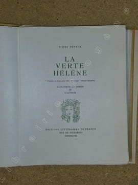 La verte Hélène.. DEVAUX Pierre