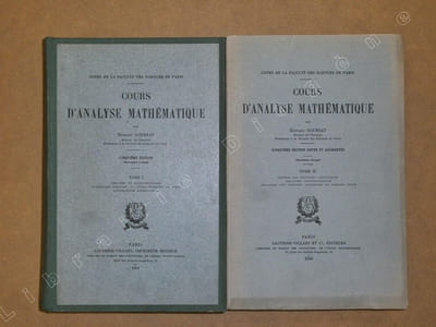 Cours d'analyse mathématique (2 volumes).