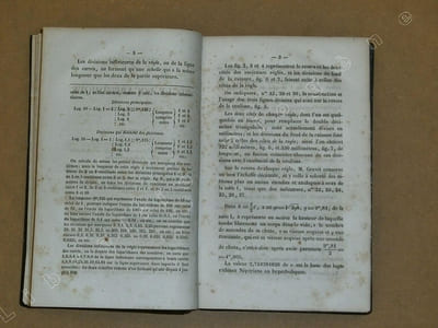 Instruction théorique et applications de la règle logarithmique ou à calculs / Théorie générale des approximations numériques / Théorie de la résistance et de la flexion plane des solides dont les dimensions transversales sont petites relativement à leur longueur / Mémoire sur les tables graphiques et sur la géométrie anamorphique appliquées à diverses questions qui se rattachent à l'art de l'ingénieur / Examen critique d'un tableau graphique publié par M. Davaine, pour la détermination des superficies de déblai et de remblai et des largeurs des profils nécessaires à la rédaction des projets, et nouvelles applications de la géométrie anamorphique /