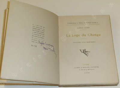 La Loge du Change de Lyon. Histoire d'un Monument.