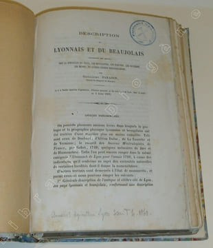 Recueil de 13 documents sur Villefranche en Beaujolais. . BESANCON, Dr Abel - BALLOFFET, Joseph - PARADIN, Guillaume - MISSOL, Dr Léon - EBRAY, ...