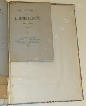 Recueil de 13 documents sur Villefranche en Beaujolais. . BESANCON, Dr Abel - BALLOFFET, Joseph - PARADIN, Guillaume - MISSOL, Dr Léon - EBRAY, ...
