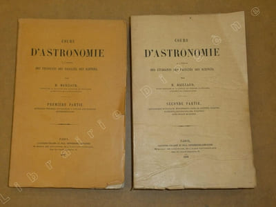 Cours d'astronomie à l'usage des étudiants des facultés des sciences (2 volumes).
