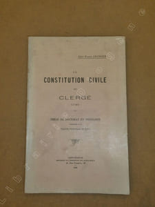 La constitution civile du clergé, 1790.
