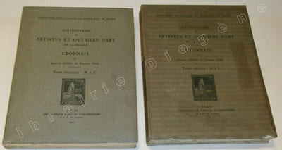 Dictionnaire des Artistes et Ouvriers d'Art de la France : Lyonnais I : A à L,  et II : M à Z. (2 volumes).