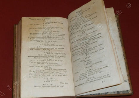 Pièces de théâtre.. ANSEAUME - FALBAIRE DE QUINGEY - COLLE - FENOUILLOT DE FALBAIRE - DUMANIANT - ROMAGNESI - CORNEILLE - SEDAINE - FAVART - DESFORGES ...