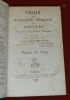 Choix, Rapports, Opinions et Discours prononcés à la Tribune Nationale depuis 1789 jusqu'à ce jour ; recueillis dans un ordre chronologique et ...