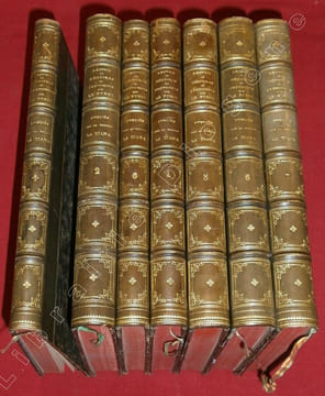 Recueil de Mémoires et Documents sur le FOREZ, publiés par la Société de la Diana (7 volumes).. BROUTIN, Auguste.