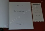 Le terme épars.. CHAR, René.