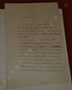 Description des Antiquités et Objets d'Art, contenus dans les Salles du Palais-des-Arts de la Ville de Lyon.. COMARMOND, Ambroise.