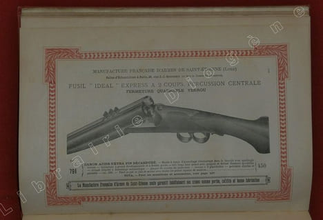 Manufacture Française d'Armes de Saint-Etienne : Armes & Vélocipèdes. Tarif N° 29 annulant tous les prédédents.. undefined