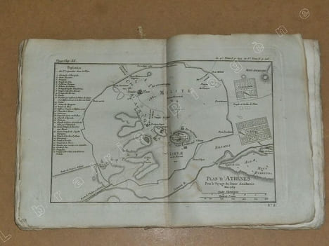 Recueil de cartes géographiques, plans, vues et médailles de l'ancienne Grèce relatifs au voyage du jeune Anacharsis. Précédé d'une analyse critique ...
