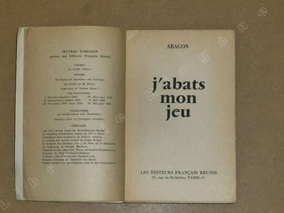 J'abats mon jeu.