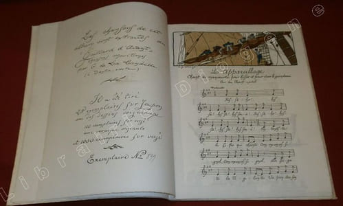 Chansons du Marin Français au temps de la Marine en Bois, recueillis et illustrées par Guy Arnoux.