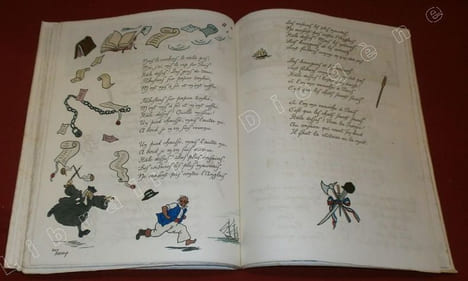 Chansons du Marin Français au temps de la Marine en Bois, recueillis et illustrées par Guy Arnoux.. ARNOUX, Guy.