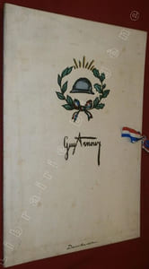 Quelques Drapeaux françois, Dessinés et coloriés par Guy Arnoux.