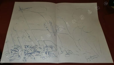 Quelques Drapeaux françois, Dessinés et coloriés par Guy Arnoux.