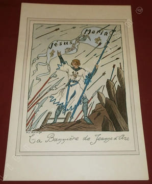 Quelques Drapeaux françois, Dessinés et coloriés par Guy Arnoux.. ARNOUX, Guy.