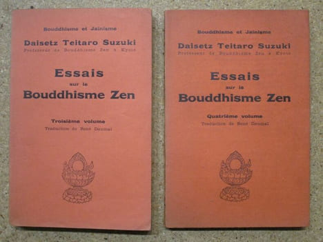 Essais sur le bouddhisme zen (4 volumes).. SUZUKI Dalsetz Teltaro