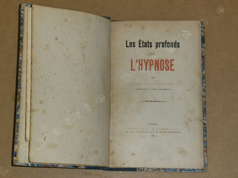 Les états profonds de l'hypnose.. DE ROCHAS D'AIGLUN