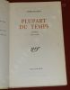 Plupart du Temps poèmes 1915-1922.. REVERDY, Pierre.