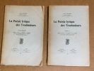 La poésie lyrique des troubadours (2 volumes).. JEANROY Alfred