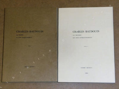 Charles Baudoin : sa pensée et son enseignement (2 volumes).