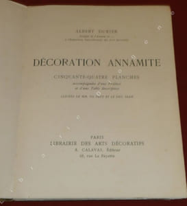 Décoration annamite.