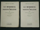 Le mémorial de Sainte-Hélène (2 volumes).. LAS CASES, Comte de.